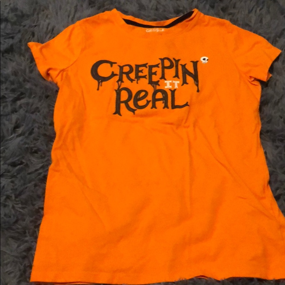 Halloween shirt.